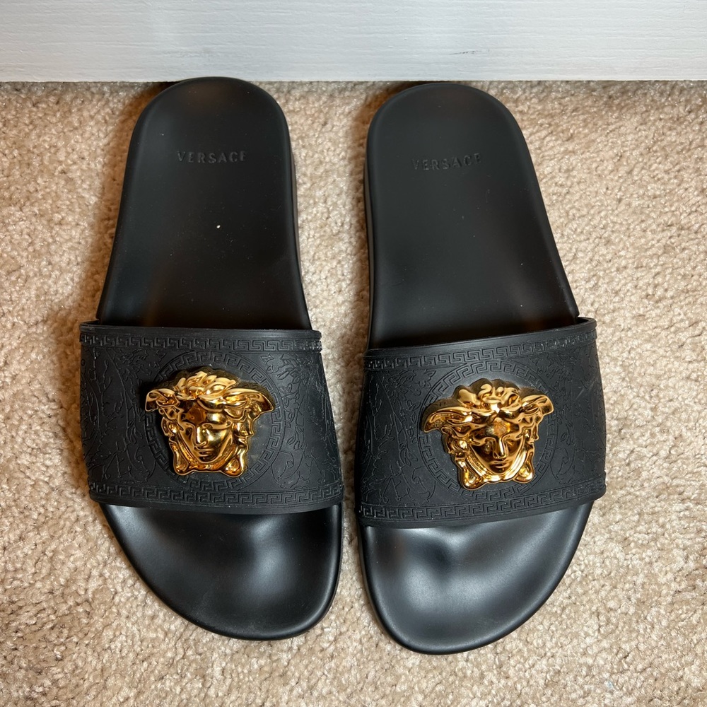 Versace Pool Slides Sandals size 8